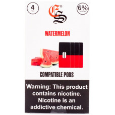 Картридж EON SMOKE PODS Watermelon 4 шт 1 мл 60 мг (совмещается с JUUL)