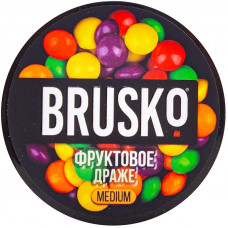 Смесь Brusko 50 гр Medium Фруктовое драже (кальянная без табака)