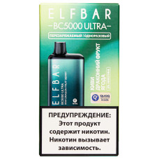 Вейп Elf Bar BC5000 Ultra Киви Питахайя Ягоды 20 мг 650 mAh Одноразовый 5000 тяг